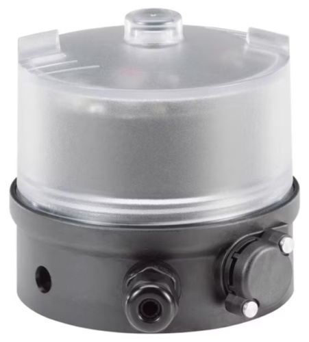 Control- and feedback head for integrated mounting on Robolux valves Type 2036/8685