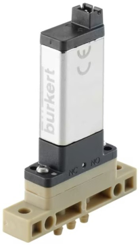 Media separated solenoid valve Burkert type 6724 - 2/2 or 3/2-way Whisper Valve with media separation