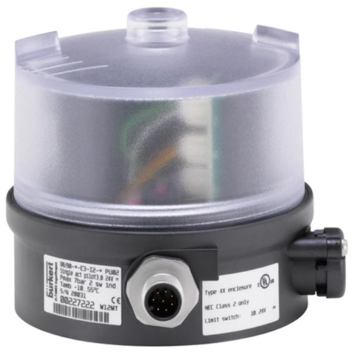 Pneumatic control for decentralised automation of ELEMENT process valves Burkert type 8690