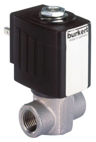 Steam solenoid valve Burkert type 6240 - Servo-assisted 2/2-way piston valve Steam solenoid valve Burkert type 6240 - Servo-assisted 2/2-way piston valve
