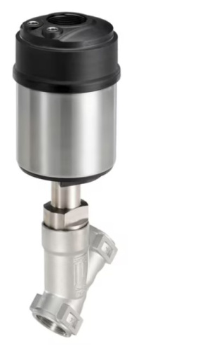 Pneumatically operated 2-way angle seat control valve Burkert Type 2300