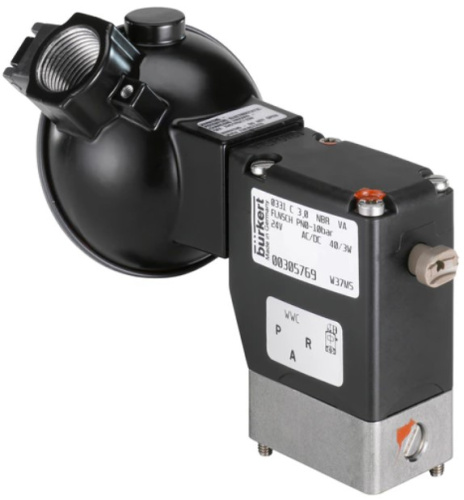 Solenoid valve Burkert type 0331 - Direct-acting 2/2 or 3/2-way pivoted armature valve Solenoid valve Burkert type 0331 - Direct-acting 2/2 or 3/2-way pivoted armature valve