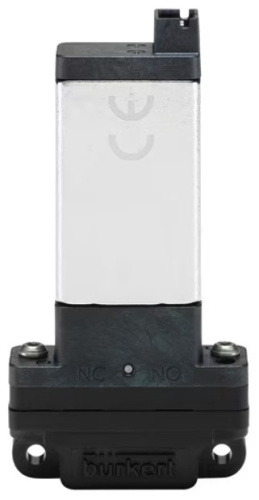 Media separated solenoid valve Burkert type 6724 - 2/2 or 3/2-way Whisper Valve with media separation