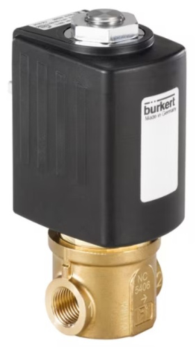 Solenoid valve type 5406 - Piston valve 2/2-way servo-assisted Solenoid valve type 5406 - Piston valve 2/2-way servo-assisted